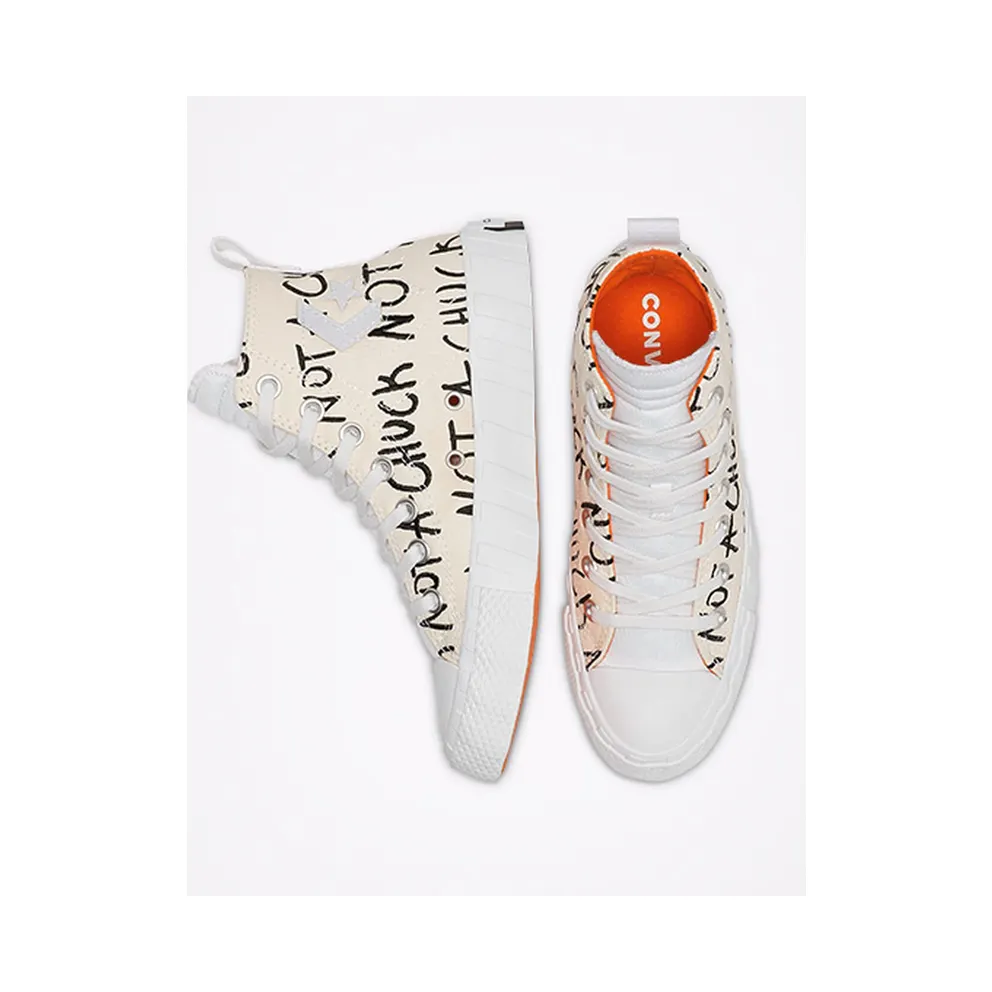 Converse UNT1TL3D High Top Egret/White/bold Mandarin (266515C)