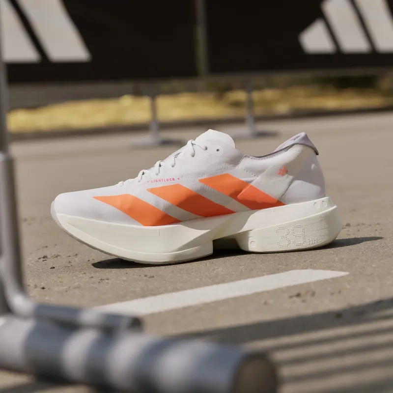 Adidas Adizero Adios Pro 4 Cloud White / Lucid Orange / Lucid Red (JR7088)