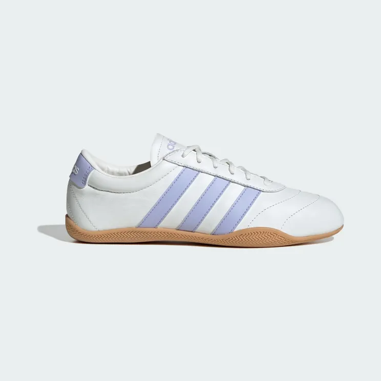 Adidas Grand Court Lo “Core White / Violet Tone / Gum” (JQ9686)