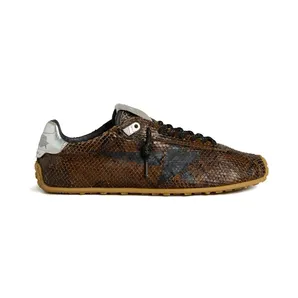Golden Goose Marathon Speed leren met reliëf “Brown” (GMF00892F007837)