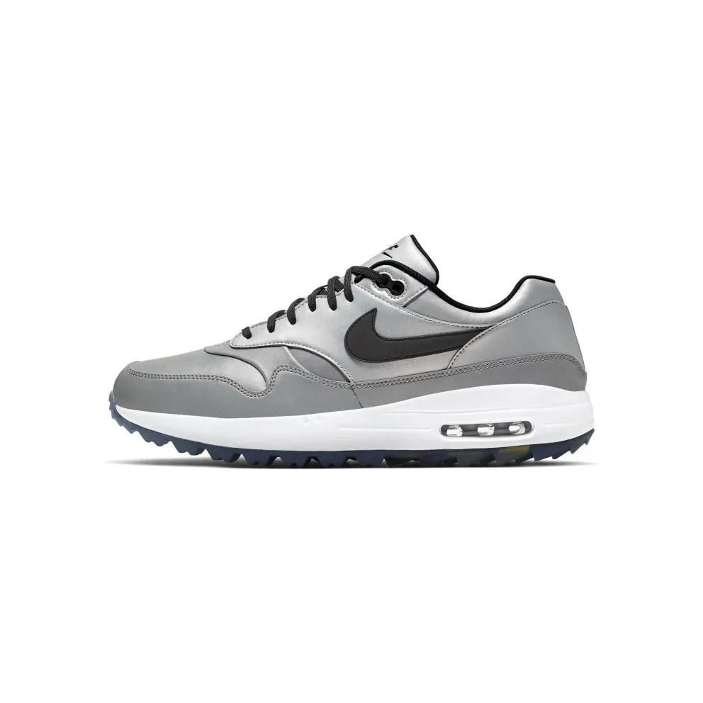 Nike Air Max 1 Golf Reflectivity Reflect Silver/Metallic Platinum-Opti Yellow-Black (BQ4804-005)
