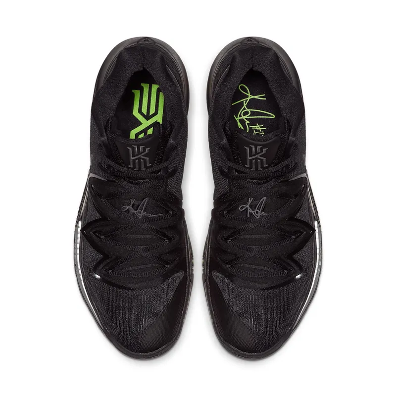 Nike Kyrie 5 Black Rainbow Soles Black/Black-Black (AO2918-001)