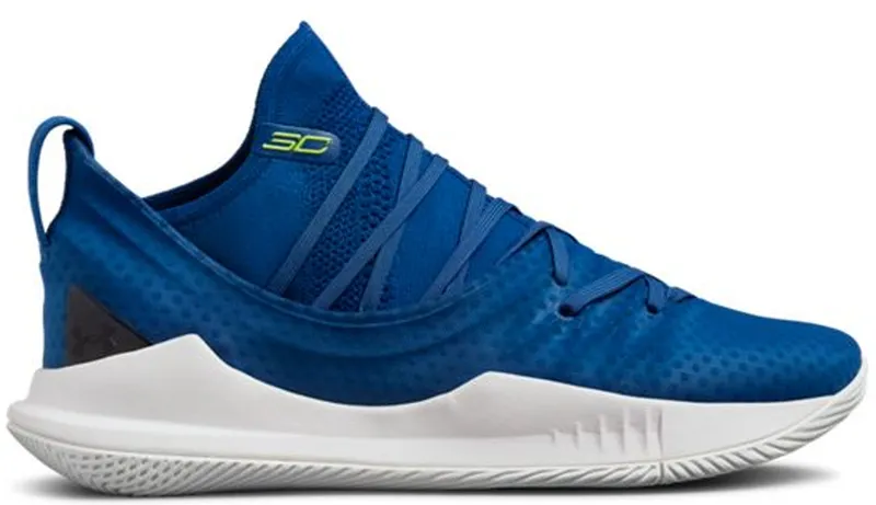 Under Armour Curry 5 Moroccan Blue Moroccan Blue/White-Hi Vis Yellow (3020657-401)