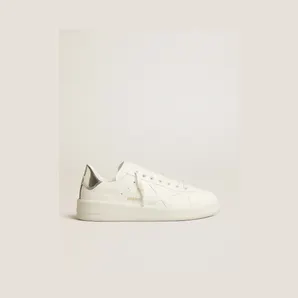 Golden Goose Men’S Bio-Based Purestar With White Star And Mirror-Effect Heel Tab (GMF00197.F005221.80185)