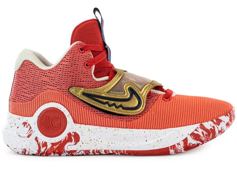 Nike KD Trey 5 X University Red Metallic Gold (DD9538-600)