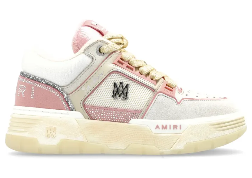 AMIRI MA-1 sneakers verfraaid met glitters – Beige (AWSNSN1016)