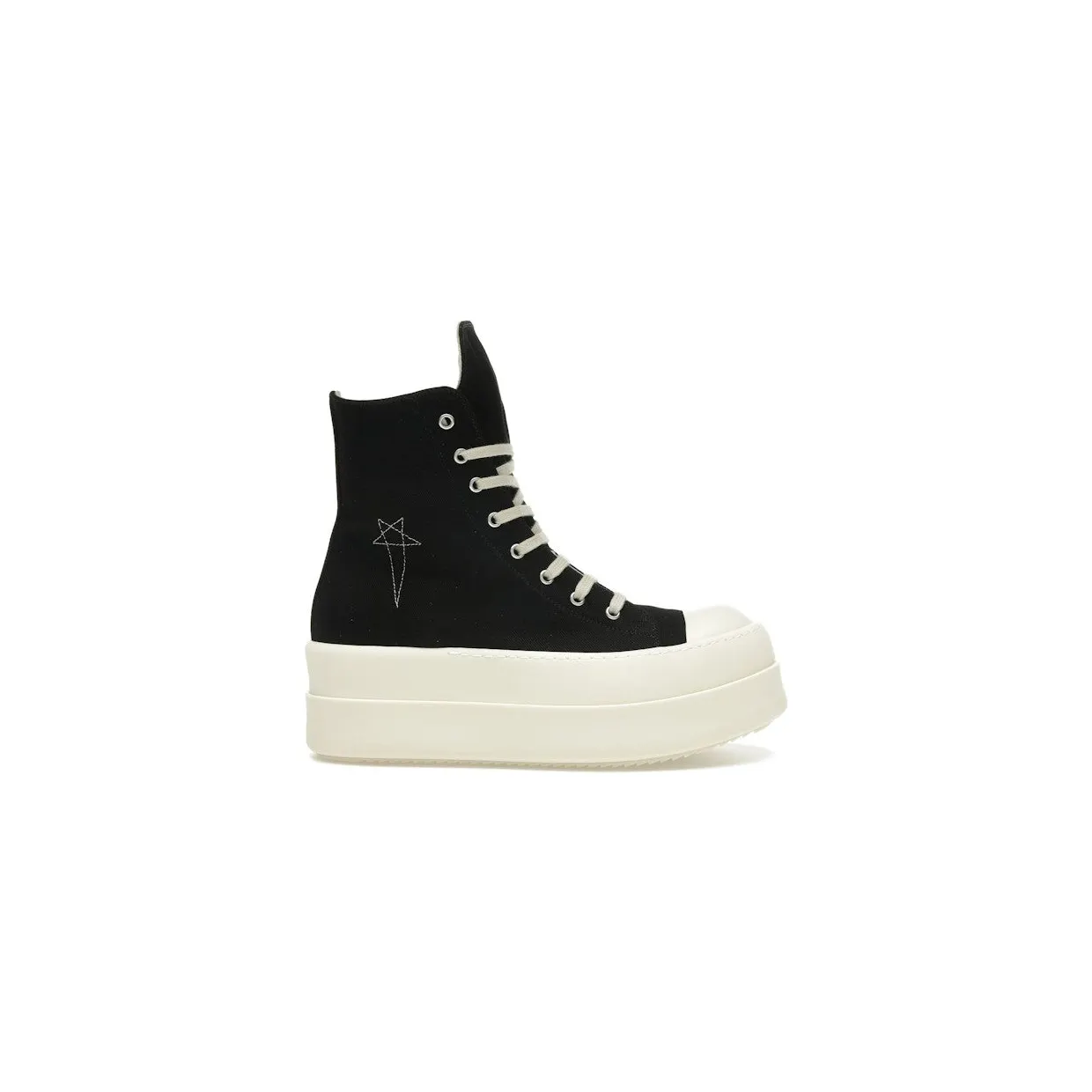 Rick Owens Hollywood DRKSHDW Double Bumper High Black Pearl (DU01E3831 DOEM9 9811)