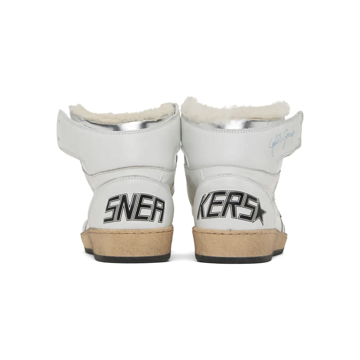 Golden Goose White Sky-Star High-Top Sneakers (GMF00230.F002194.80185) (2)