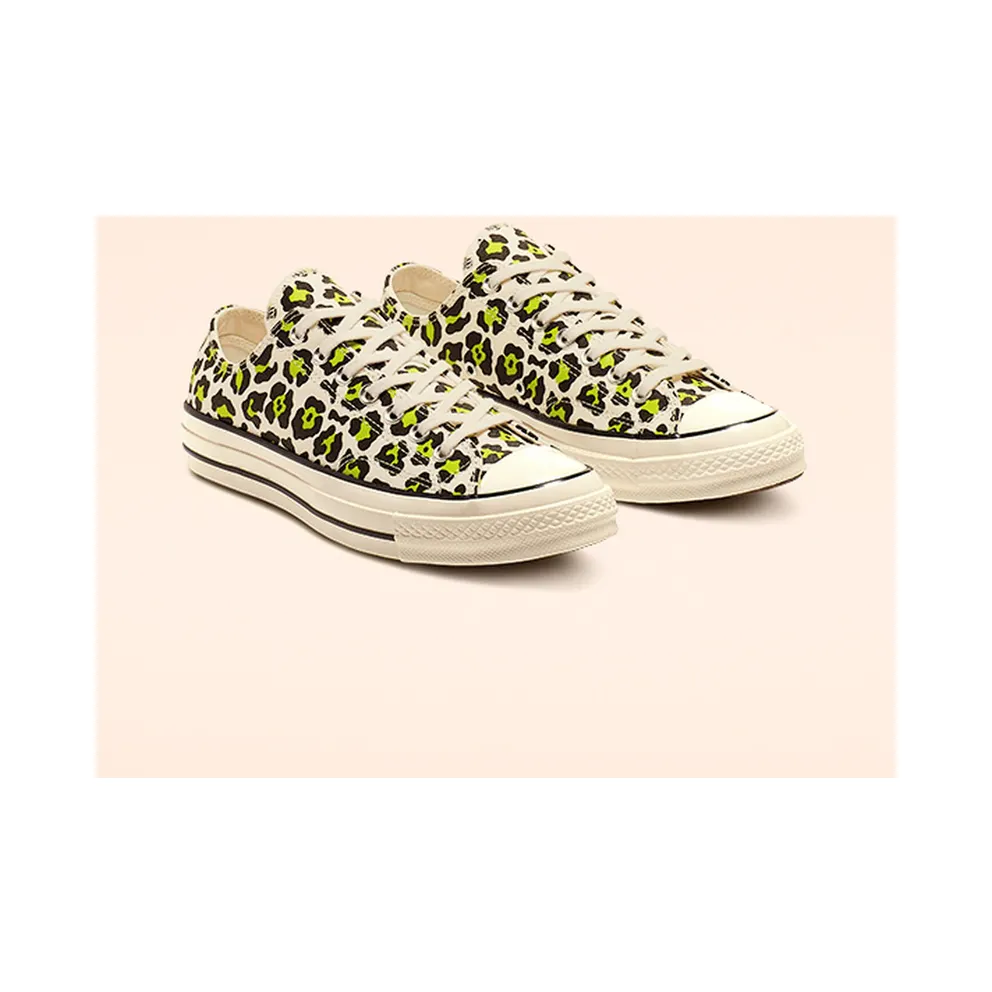 Converse Chuck Taylor All Star 70 Ox Leopard White Bold Lime (164410C)