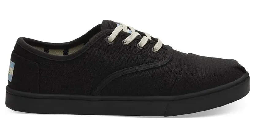 Toms Cordones Cupsole Black Sneakers – Schwarz (10013493)