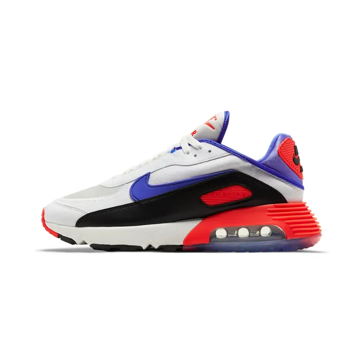 Nike Air Max 2090 EOI Evolution of Icons “Summit White / Black / Bright Crimson / Racer Blue” (DA9357-100)