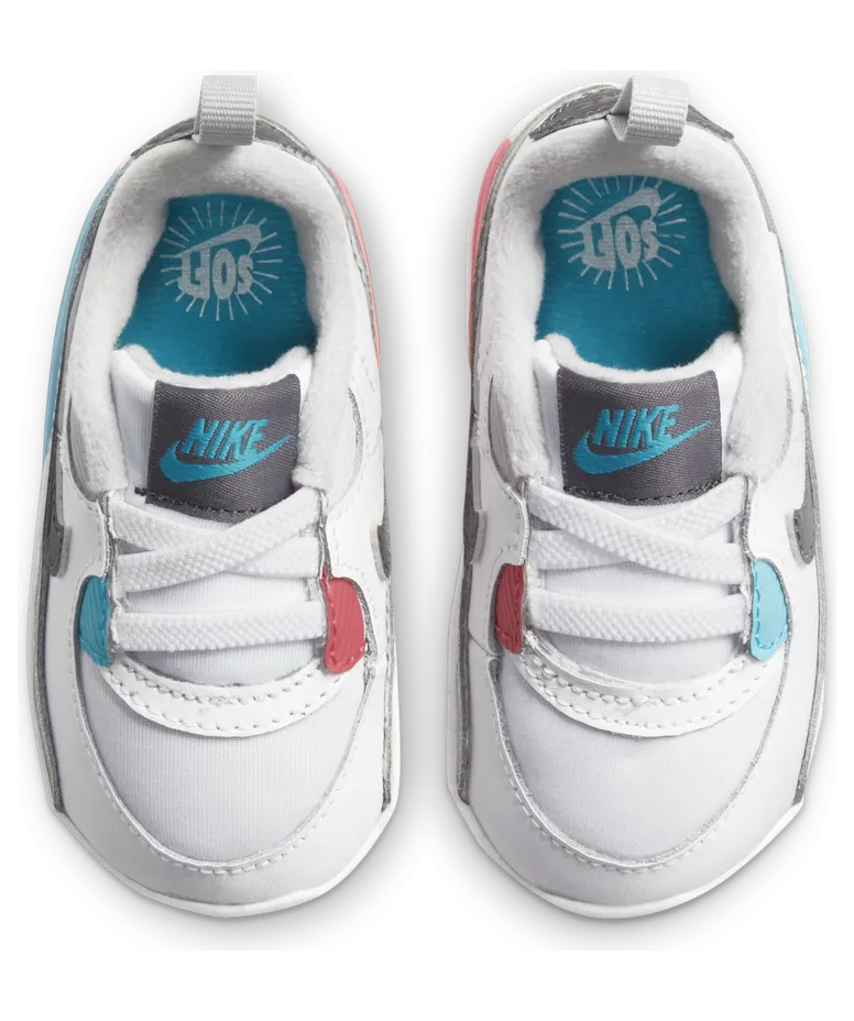 Nike Max 90 Crib Bootie voor baby’s Wit (CI0424-108)