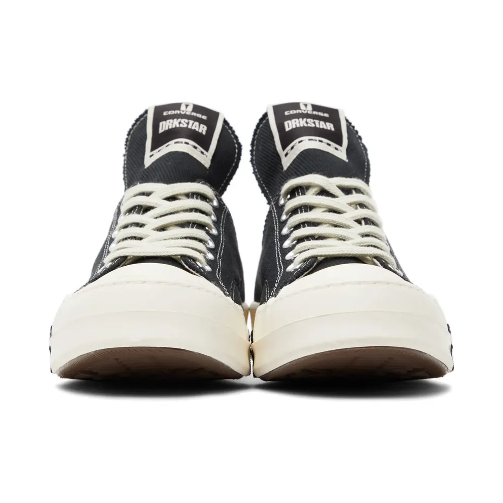 Rick Owens Drkshdw Black Converse Edition Drkstar Lo (DC02AX727 CTDR2)