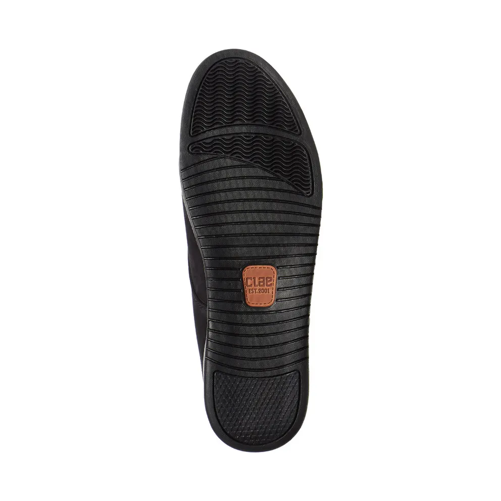 Clae Ellington Suede Black Waxed Suede Black (CLA01246-BWS)