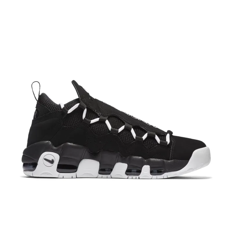 Nike Air More Money Black White White/Black-Team Red (AJ2998-001)