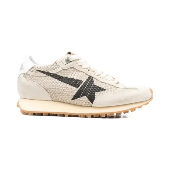 Golden Goose Marathon sneakers met sterdetail – Beige (GWF00683F007840)