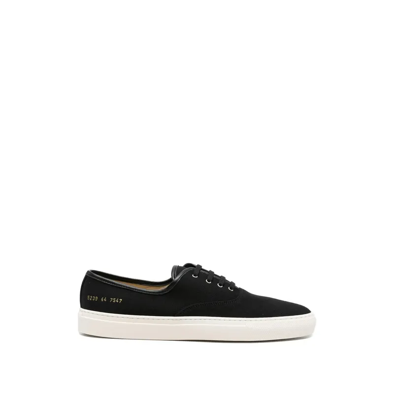 Common Project Four Hole Lace-up “Black” (5239 FOUR HOLE 7547)