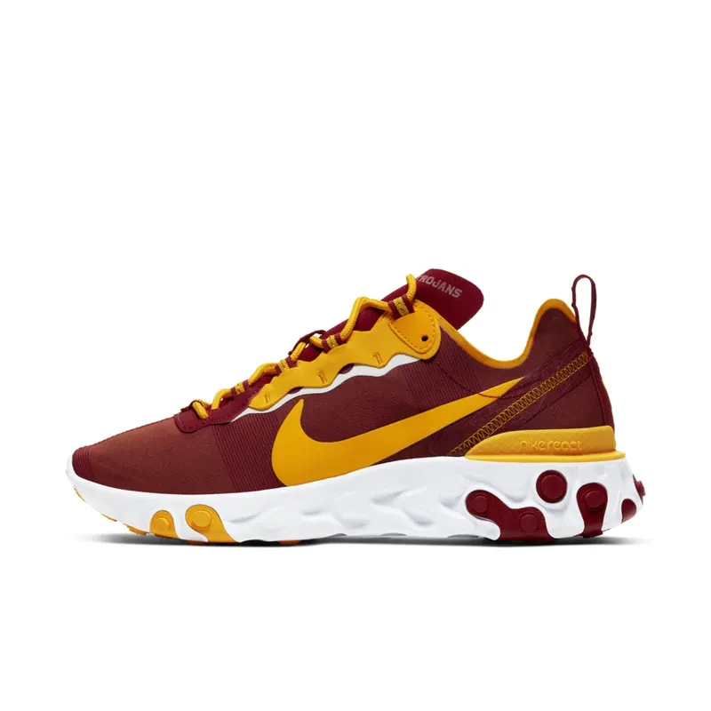 Nike  React Element 55 USC Team Crimson/White-University Gold (CK4853-600)
