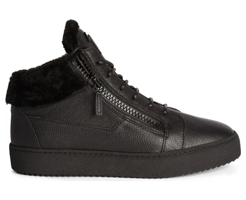 Giuseppe Zanotti Kriss Winter mid-top sneakers – Zwart (RU20003001)