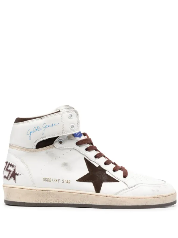 Golden Goose Sky-Star High-Top- – White (GMF00230F004005)