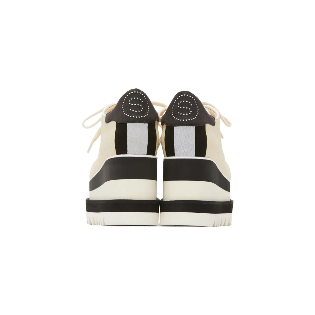 Stella McCartney Beige Linen Sneak-Elyse Sneakers (800121N0086) (3)