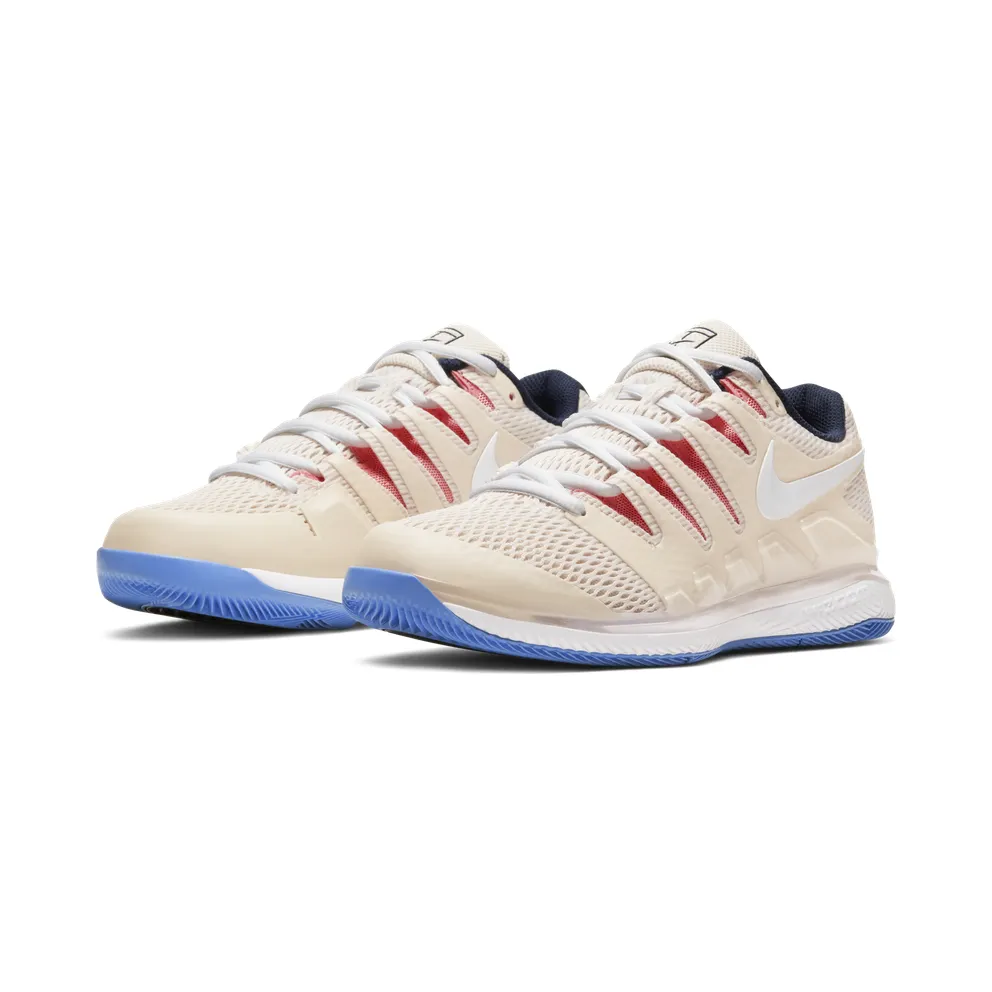 NikeCourt Air Zoom Vapor X Hardcourt – Cream “Light Orewood Brown / Sunblush / Obsidian / White” (AA8027-110)