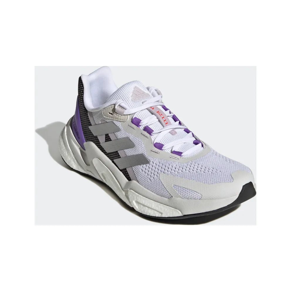 Adidas X9000L3 Cloud White / Silver Metallic / Purple Rush (HR1736)