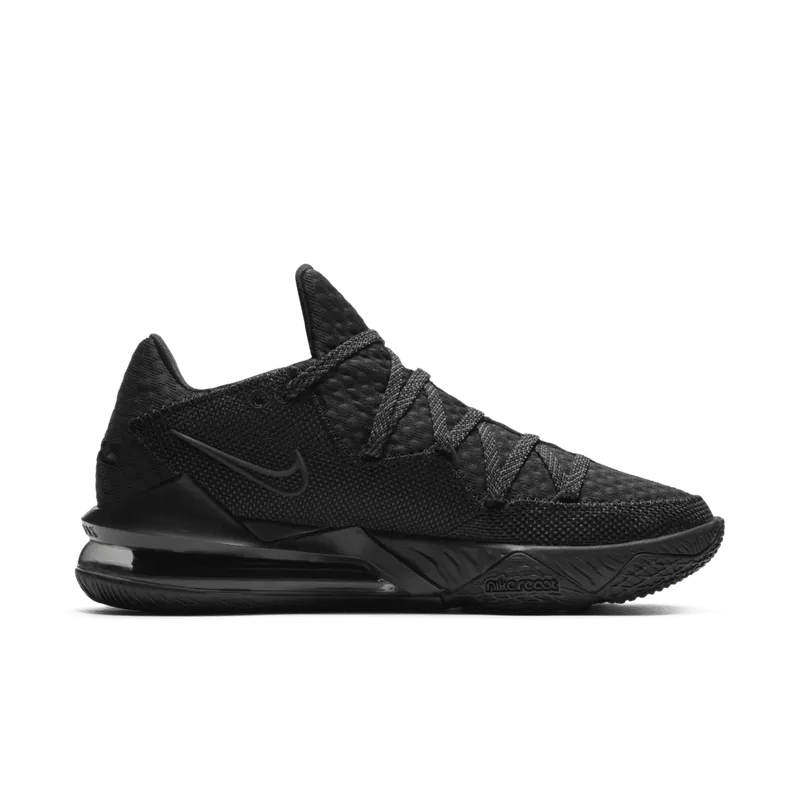 Nike LeBron 17 Low Triple Black Black/Black-Dark Grey-Black (CD5007-003)