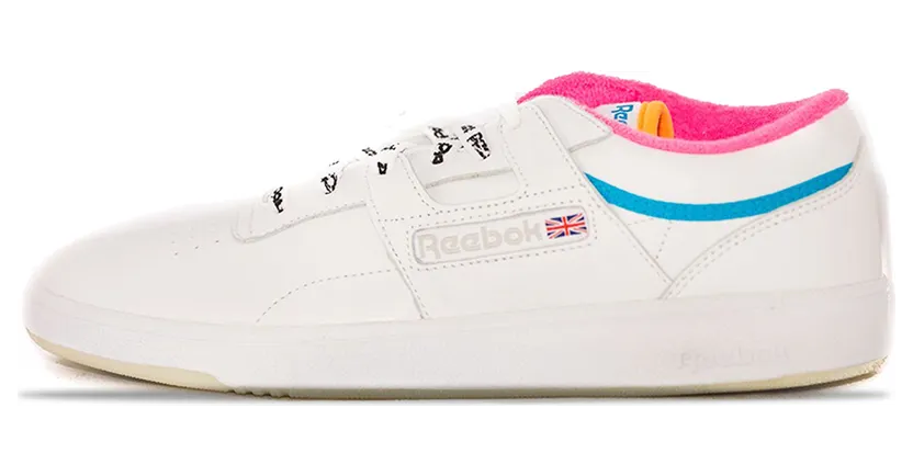 Reebok Club Workout White White/Neon Orange-Neon Green-Neon Pink (Other Brands Reebok)