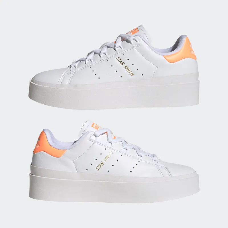 Adidas Stan Smith Bonega Cloud White / Cloud White / Beam Orange (GY9342)