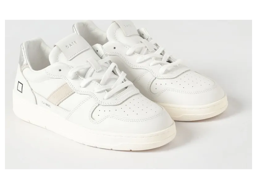 D.A.T.E D. A.T. E. Court 2.0 Basic Sneakers in Leather White (W441C2BAWS)