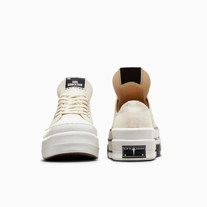 Converse DRKSHDW Chuck Taylor All Star DBL DRKSTAR Ox Rick Owens DRKSTAR Natural Ivory (A04955C)