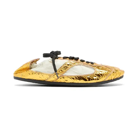 Proenza Schouler in Knitteroptik mit Schnürung “Gold” (SH261117X018FR)
