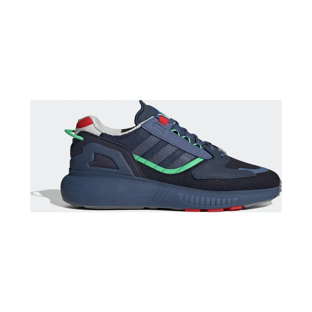 adidas ZX 5K BOOST Schuh GREEN / Crew Navy / Semi Screaming Green (GV7700)