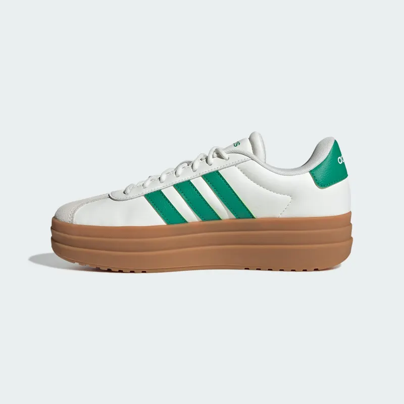 Adidas VL Court Bold Core White / Court Green / Gold Metallic (JQ7832)