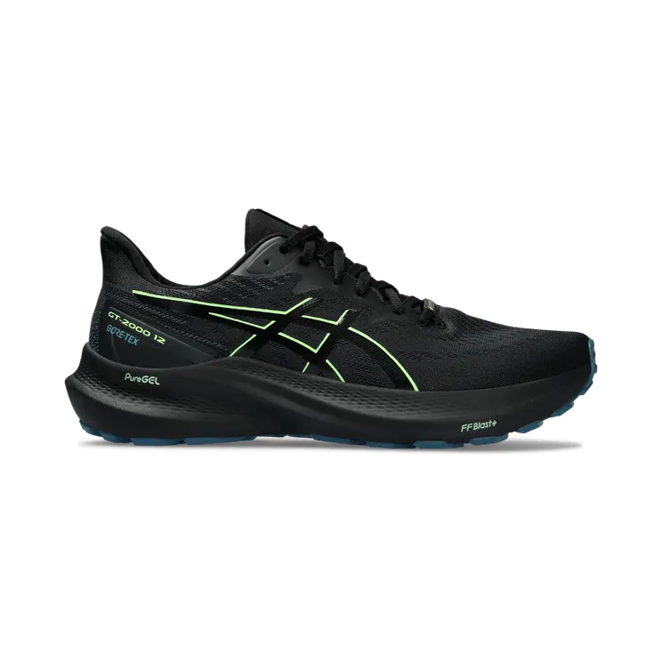 Asics Gt-2000 12 Gtx Black/Illuminate Green (1011B687.001)