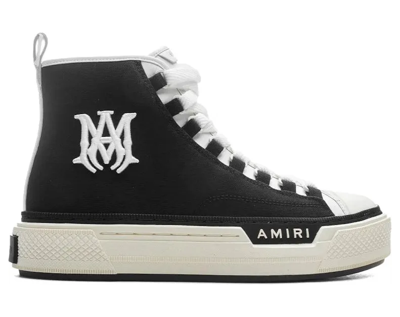 AMIRI M.A. Logo Court High Black White (PXMFS005-004)