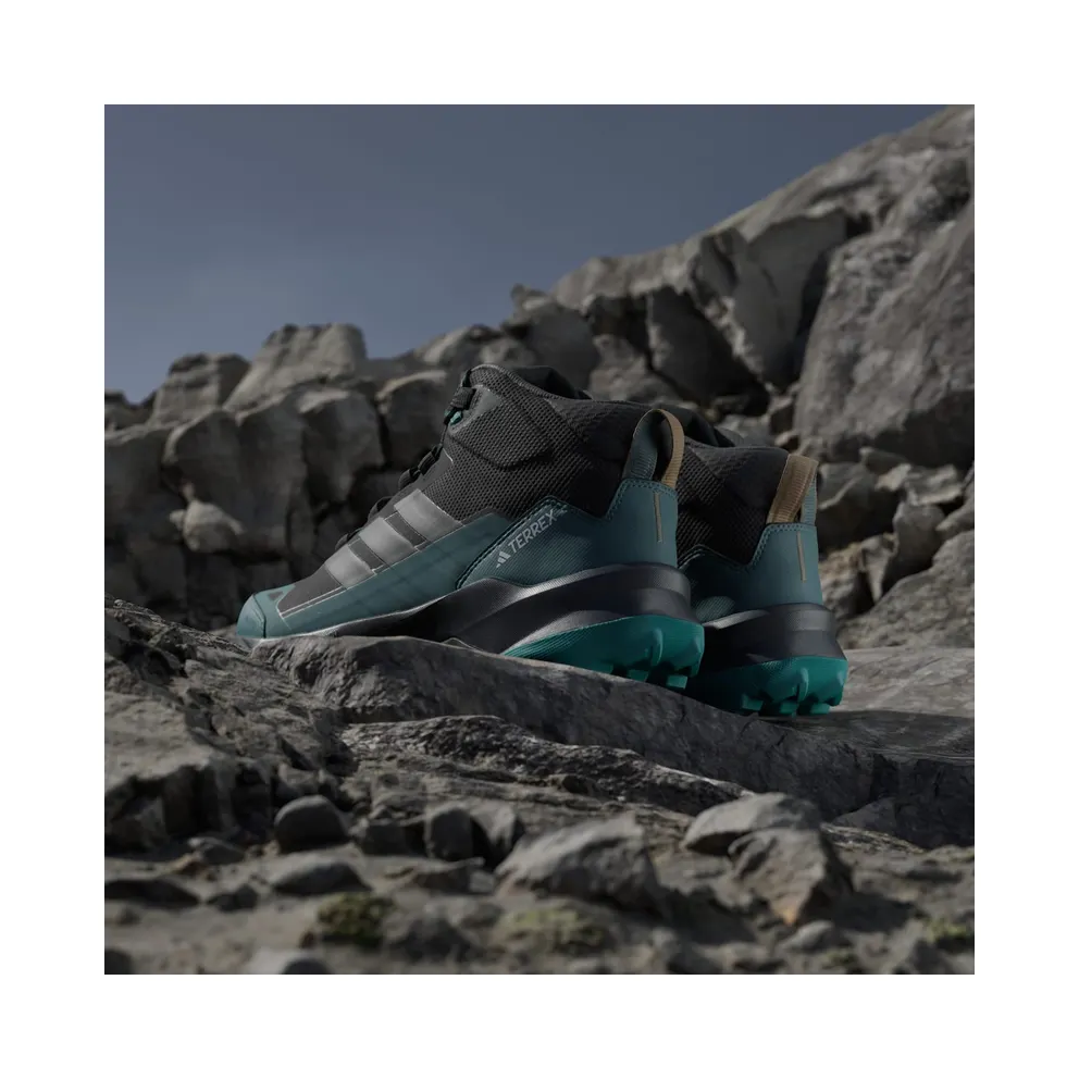 Adidas Terrex Skychaser AX5 Mid GORE-TEX Hiking Shoes Core Black / Carbon / Pure Teal (JQ2206)