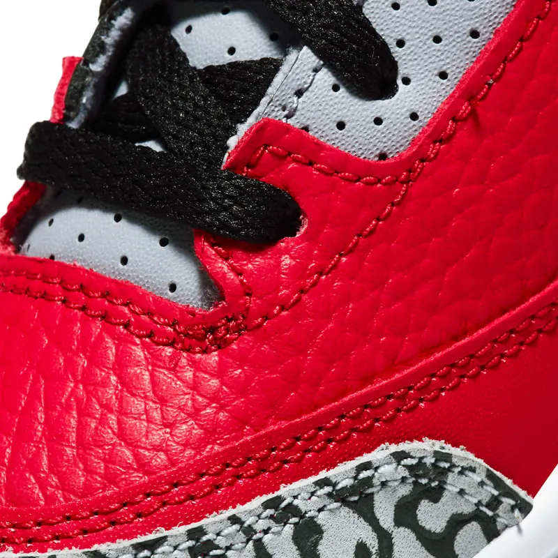 Air Jordan Nike AJ III 3 Retro SE ‘Red Cement’ (TD) (2020) (CQ0489-600)