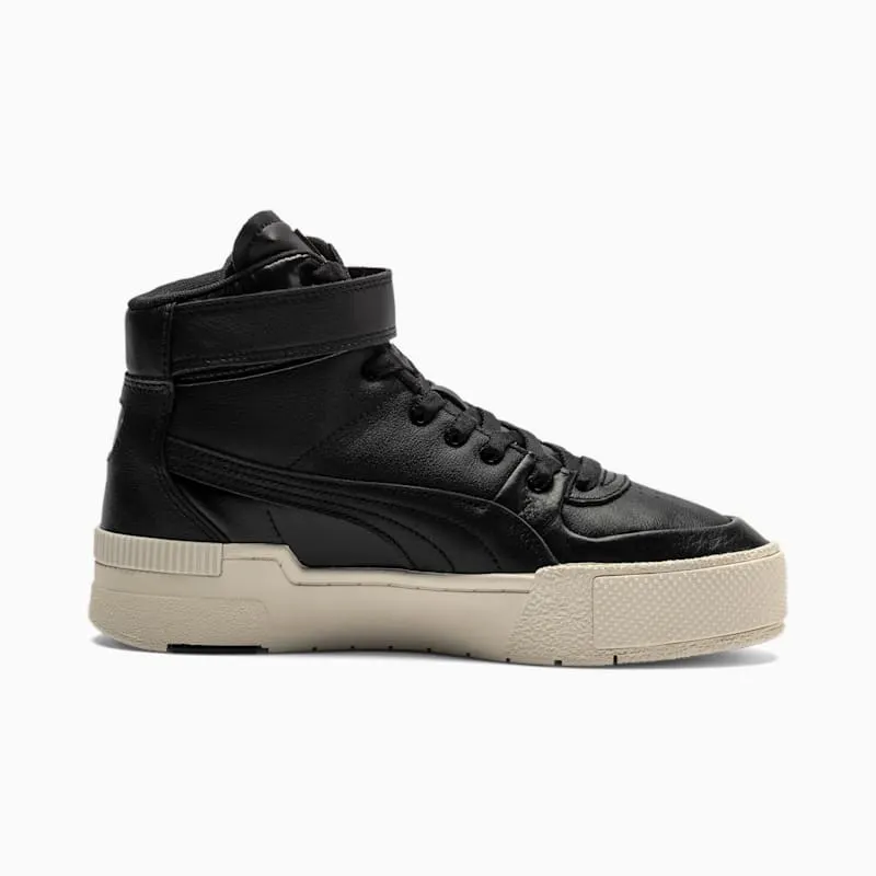 Puma Cali Sport Top Warm Up Black/White/Gold (37343606)