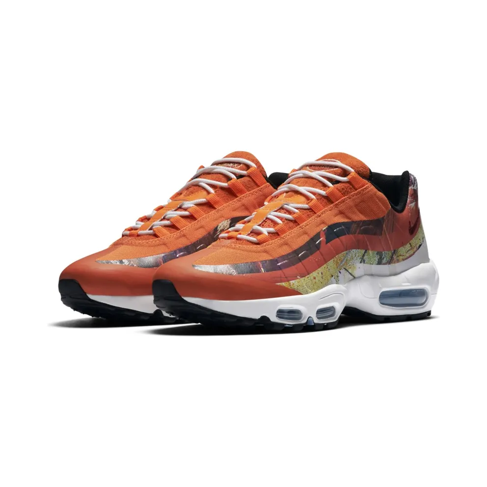 Nike Air Max 95 Dave White Fox Cayenne/Team Maroon-Neutral Grey (872640-600)