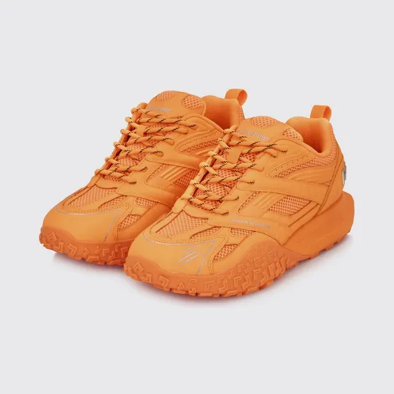 Plein Sport Urban Sprinter Mesh and Rubber Sneakers Orange (SAFSUSC0933STE003N86)