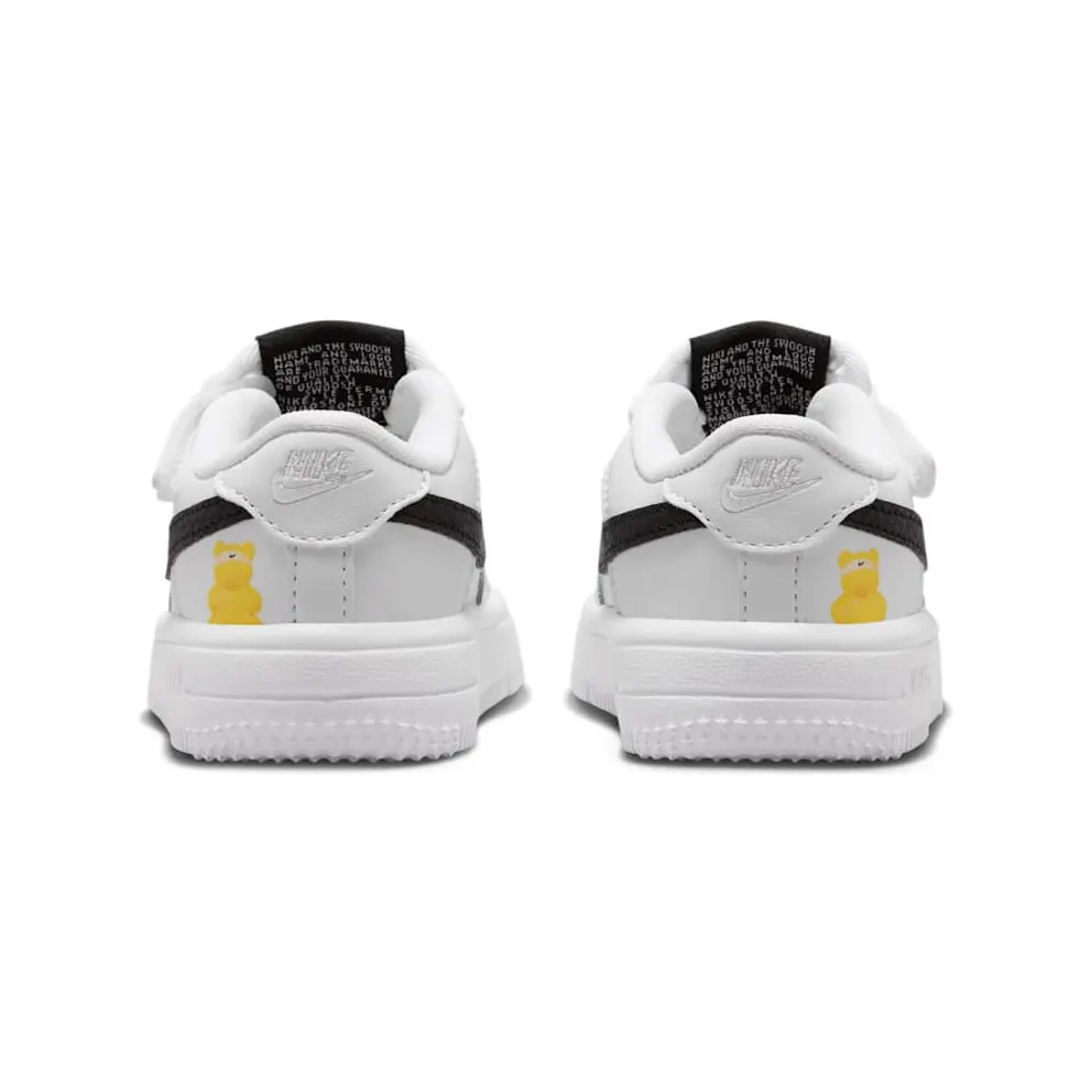 Nike Force 1 Low EasyOn TD “White Black Yellow Bear” (IR3988-121)
