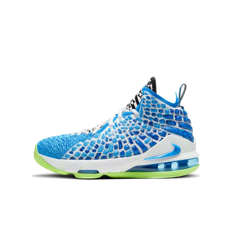 Nike LeBron 17 Sprite (GS) Photo Blue/Photo Blue-Ghost Green (BQ5594-434)