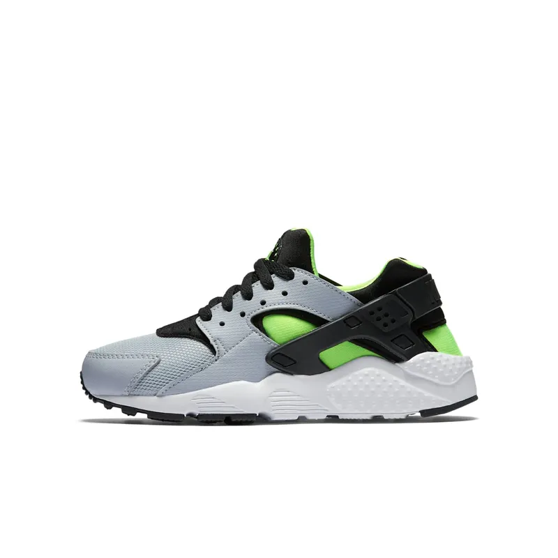 Nike Air Huarache Wolf Grey Electric Green (654275-015)