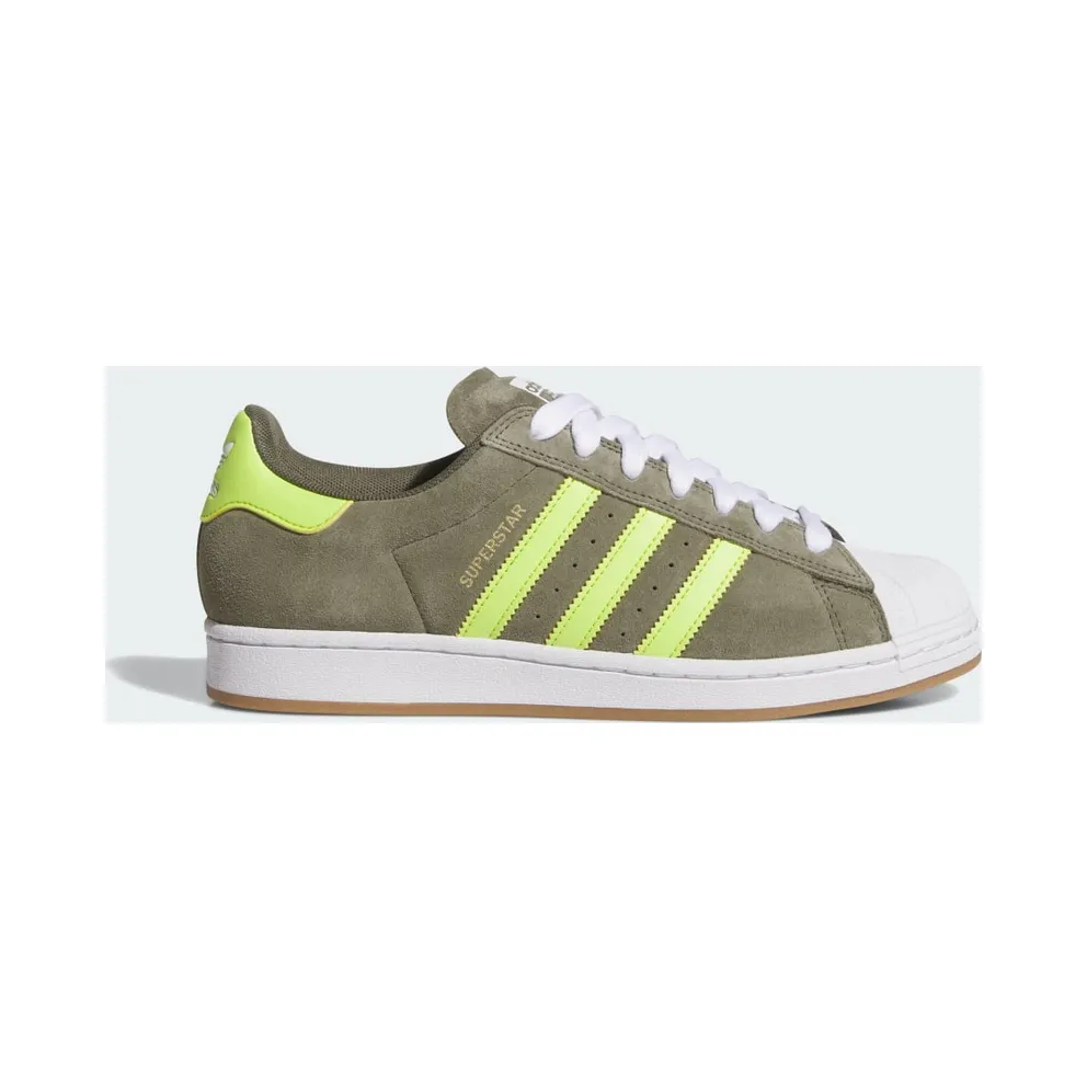 Adidas Superstar Olive Strata / Semi Solar Yellow / Gold Metallic (JS1422)