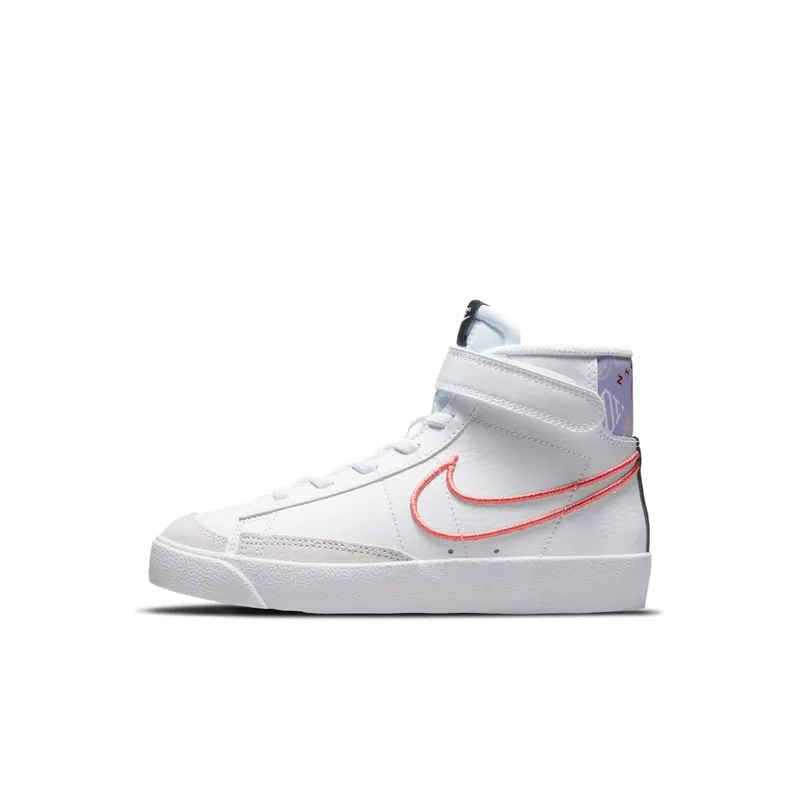 Nike Blazer Mid ’77 SE “White / Purple Pulse / Pink Foam / Magic Ember” (DJ0266-100)