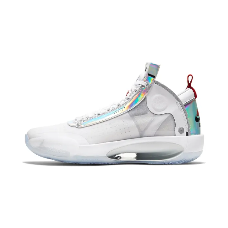 Air Jordan XXXIV White Metallic Silver (2020) “White / Metallic Silver” (AR3240-101)