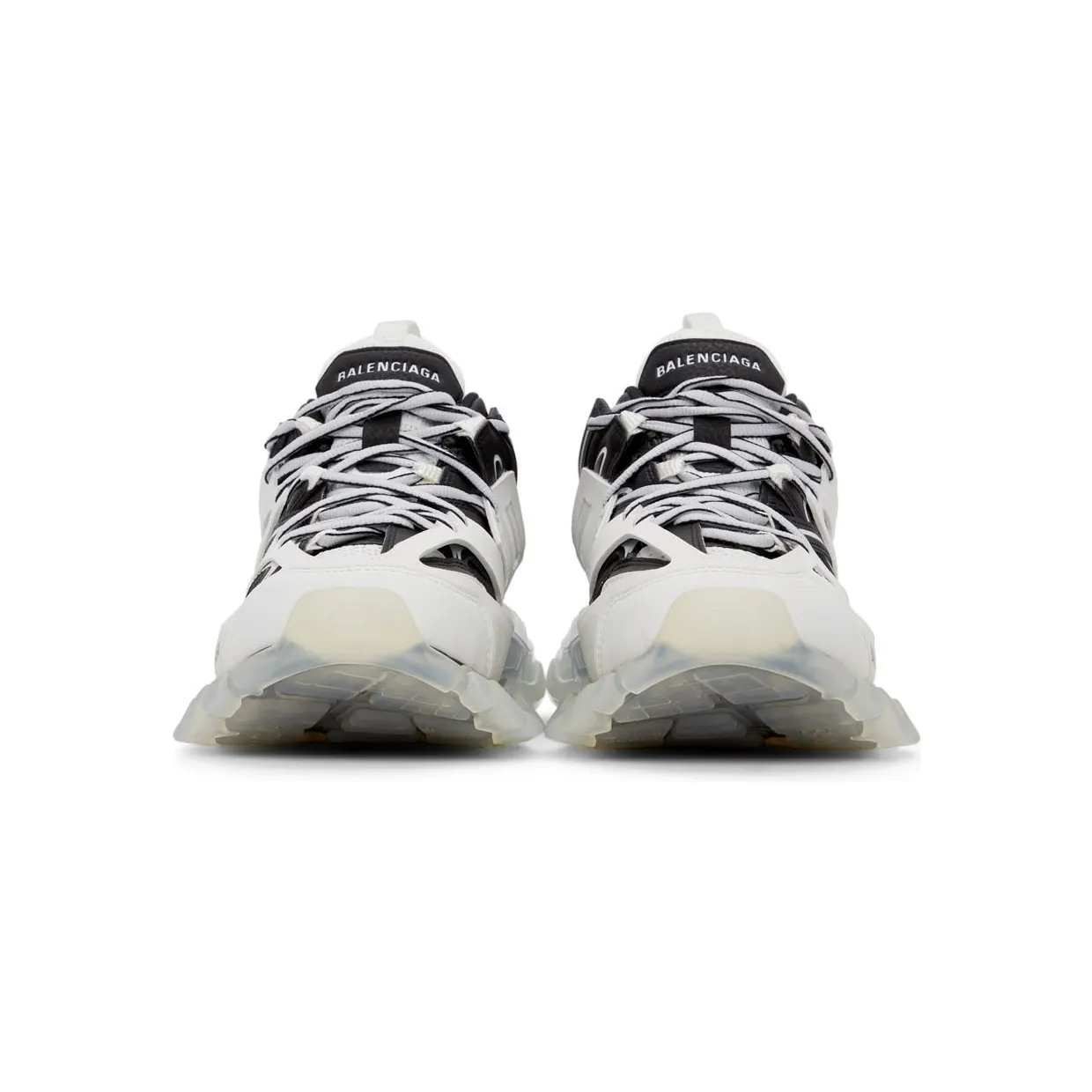 Balenciaga Black & White Track Sneakers (647742-W3BZ2-9010) (2)