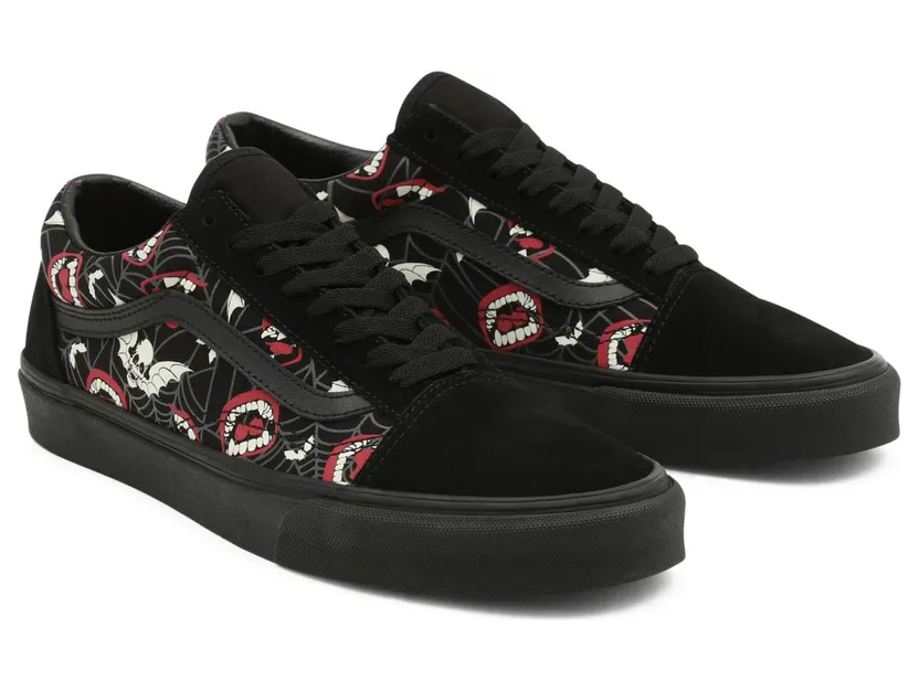 VANS Glow Frights Old Skool Shoes Black (VN0A5KRF8MG)